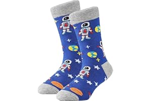 BISOUSOX Chaussettes Drôles Enfants Coton Garçon Chaussettes Chaussettes de Sport Respirantes Confortables pour Garçons Et Filles