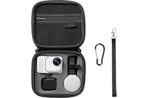 STARTRC VCR Tragetasche für Insta 360 GO Ultra Zubehör Aufbewahrung Tasche Schutzhülle Hartschale Cover Case für Insta360 GO Ultra Vlogging Action Kamera Zubehör schwarz