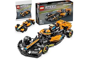 BRICK FLIP LEGO McLaren F1 (76919 & 30683), Speed Champions Monoposto da corsa Formula 1
