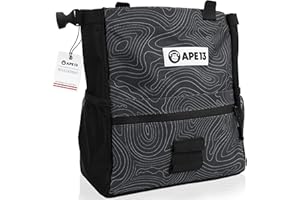 APE13® Chalkbag Boulder Set Consisting of Chalk Bag, Boulder Brush, Chalk (as Set & Single) - Perfect Bouldering Gift and Enough Space for Boulder Accessories