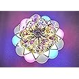 swanart 10 Watts Chandelier & Wall Light Multicolour, Round(Corded Electric, Crystal) (‎Design 1)