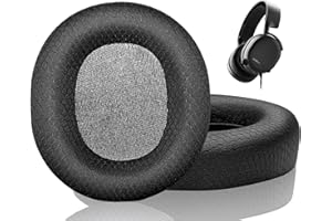 LINK DREAM Arctis 3/5/7/9 Replacement Earpads Soft Ear Pads Cushions Compatible with SteelSeries Arctis 1/3/5/Arctis 7/7+/7P/7P+/7X/7X+/9/9X/Pro/Prime(Do Not Fit Any Arctis Nova) Headphones Headset, Black