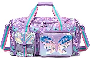 HTgroce Sac de Voyage Enfant Sac Sport Enfant Papillon