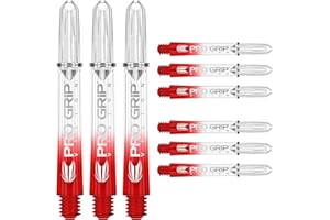 Target Darts 3 x Sätze of Pro Grip Vision Dart Stems - 9 Dartschäfte Insgesamt