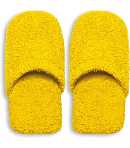 Ciabatte Spugna Cotone 100% - Pantofole Bagno Antiscivolo, Taglia 38-46 EU, Per Ospiti - Foto 2