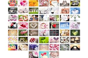 Edition Seidel Set con 52 cartoline di alta qualità per matrimoni, gioco di nozze, una cartolina ogni settimana, regalo di nozze, amore e cuori, idea di decorazione, compleanno di San Valentino