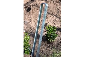 KUHEIGA 1 x Bodenanker, verzinkt, Länge 40cm für Rosenbogen Blumenhilfe Obelisk und mehr!