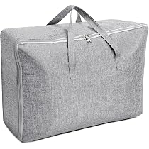 Compactor Kleidersack Für Anzüge & Jacken - Kurz, Mit Reißverschluss & Fenster - 60x100 Cm - Grau/Weiß - Ideal Für Reise & Aufbewahrung