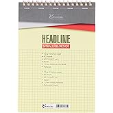 Keskin Color A5 Kareli Karton Kapak 80 Yp. Spiralli Headline Bloknot