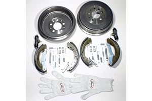 Autoparts-Online Set 60001430 Bremstrommel/Bremsen Set hinten