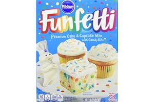 Pillsbury Funfetti Premium Cake & Cupcake Mix With Candy Bits 432g Box
