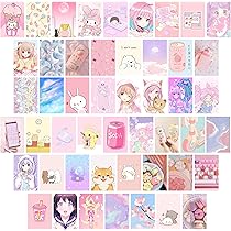 MINI ZOZI Pósteres de color pastel danés, 8 x 10 pulgadas, 9 piezas, decoración estética de la habitación, verde y rosa, collage, lindas coquetas, moda preppy coco niña, Y2k, Kawaii, Indie, retro