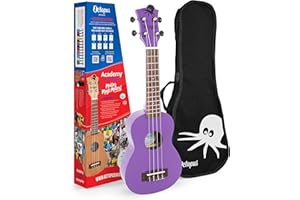Octopus UK205 soprano ukulele in purple Full
