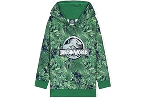Jurassic World Boys Bluzy z kapturem Dinosaur Kids Teens
