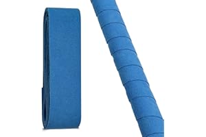 TROTH Grip pour crosse de hockey – Chamois – Bande de hockey sur glace – Bande de hockey antidérapante, douce et durable pour bâton de hockey – Poignée imperméable pour intérieur (Bleu électrique)