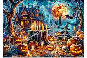 Puzzle 1000 elementów dla dorosłych, trudne puzzle, puzzle dla całej rodziny, prezenty dla kobiet, prezenty dla mężczyzn, tematyczne przyjęcie halloweenowe