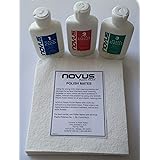 Novus Acrylic Scratch Remover & Cleaner Plastic Polish kit with 6 Novus Mates Wipes