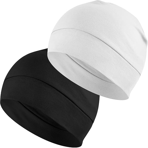 Lot 4 Bonnets Satin Vagues - Durags Soyeux Pour 360/540/720 Waves