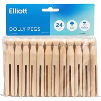 10 pezzi mollette tradizionali in legno, dolly in legno vestiti perni per indumenti ricamo punto croce filo lana avvolgimento bacchette di stoccaggio cucito