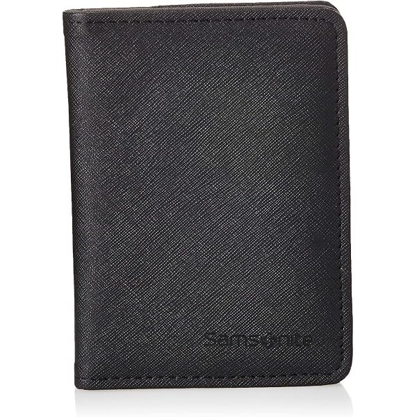 Samsonite Card Holder Credit Card Holder Black/Light Blue Rolling Luggage
