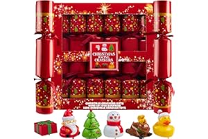 KreativeKraft Weihnachten Knallbonbons, 6er Pack, Ohne Knall mit Aufziehautos, Rennbahn, Partyhüte für Kinder, Erwachsene, Party Zubehör (Multi Racing)