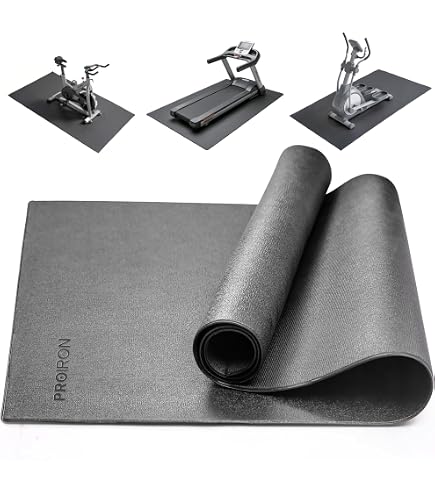 SuperMats Heavy Duty Equipment Mat (30"x72") - Protects Floors Under Treadmills, Bikes, Ellipticals