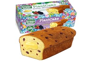 PlantCake Crema e Frutti di Bosco 400 gr - Dolce Vegano con Crema, More e Frutti Rossi, Senza Burro e Senza Uova, Dolce Vegan con Impasto al Lievito Madre, Made in Italy - Italian Green Bakery