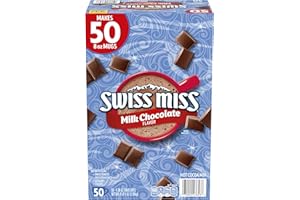 Mezcla de Chocolate Caliente Swiss Miss Milk Chocolate (Sobres de 50 a 1.38 Onzas)