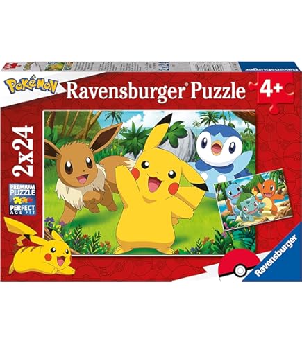 Ravensburger Speedy Puzzle | 4 Puzzles Mit 35 Teilen + Speedy Chips | Wettpuzzle Ab 6 Jahren