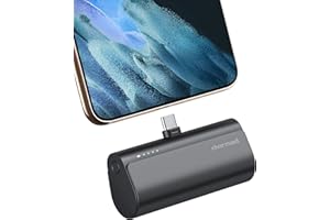 Charmast Mini Power Bank USB C 5000mAh,20W PD 18W QC USB C Battery Pack Quick Charge Portable Charger Compatible with USB C Phones Samsung Huawei,Pixel,LG,HTC,Moto,OnePlus,Xiaomi and More