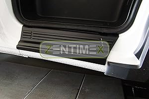 ZENTIMEX Interiormate Z967030 Einstiegsleisten fahrzeugspezifisch Kunststoff schwarz 3D-Oberfläche 2tlg