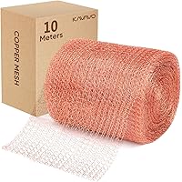 Kupfernetz, 12,5 cm * 10 m, 100% reines Kupfernetz, gerolltes Kupfergeflecht, Spaltblocker zum Bauen von Löchern…