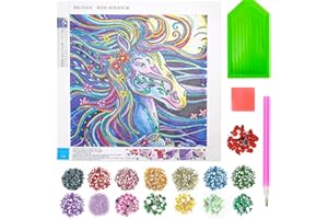 Tateangnik 40 * 40 cm Diamond Painting Set für Kinder Erwachsene, DIY 5d Diamond Painting Kinder Mädchen im Alter von 6-15 Jahren, Geschenke für Kinder Teenageralter Freunde