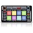 Reloop Neon - Add-on USB DJ controller with velocity-sensitive RGB performance drum pads, plug and play with Serato DJ, (black)
