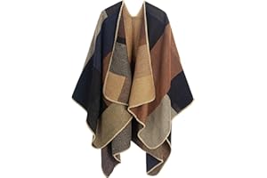 DiaryLook Ladies Printed Double-Sided Oversized Cape Cardigan for Women