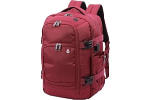 Aerolite plecak maksymalny dopuszczalny rozmiar bagażu podręcznego Ryanair 40 x 20 x 25 cm, zatwierdzony bagaż podręczny, lekka torba na ramię, plecak, torba lotnicza z zamkami YKK