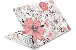TRACYART Laptop Skin Decal HP 15.6" - Botanical, Laptop Cover Sticker, No Cutting Required, No Bubble, Waterproof, Scratch Resistant - Including Wide Screen and Wrist Pad