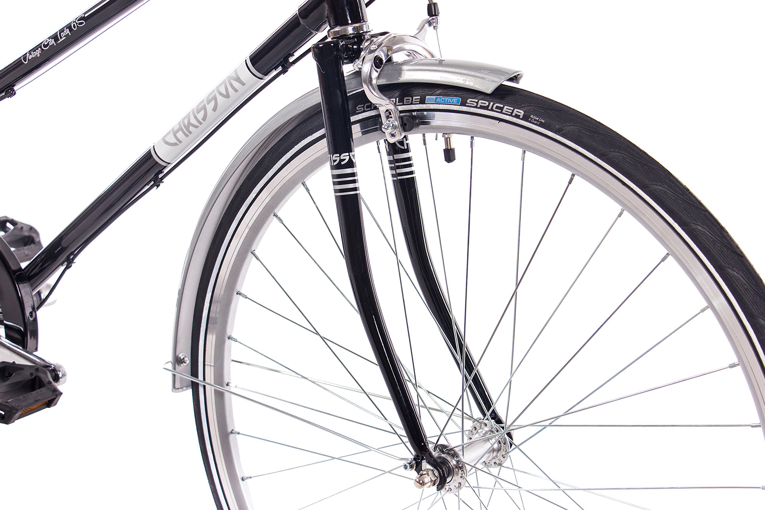 €351.89 '28 pollici nostalgia City Ruota City Bike Bicicletta da uomo  chrisson Vintage City Gent N3 con 3 marce shimano Nexus Nero 2017 -  bikewebshop.it