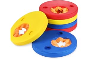 LEMOTOY Discos Flotantes, Manguitos de Natación para Niños, Flotadores de Espuma, 6 Piezas Manguitos Piscina, Manguitos Bebe