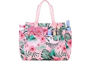 Makukke Sac de Plage xxl Famille Avec Fermeture éclair Sac de Natation étanche pour Femme Sac Fourre-tout de Plage d'été Sac de Plage Piscine Pique-nique