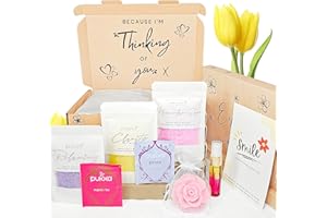 Bellalisia Thinking of You Gifts for Women, Relaxation Letterbox Present, Hug in a Box Care Package Set, Perfect for Mother's Day, Birthdays, Sympathy, Get Well, Valentine's and Bereavement.