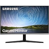 Samsung Monitor CR50 (C32R502), Curvo (1500R), 32", 1920x1080 (Full HD), VA, 75 Hz, 4 ms, FreeSync, HDMI, D-Sub, Ingresso Aud