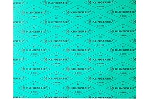 diconfa Klingersil C-4400 Dichtungsplatte GRÖßE + MENGE WÄHLEN - 100 x 100mm (10 x 10cm), 2mm stark, 1 Stück - Dichtungspapier Dichtmaterial Zulassung KTW DIN-DVGW BAM TA-Luft