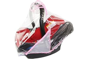 OLO BABY Rain Cover To Fit Maxi-Cosi cabriofix & pebble rain cover Fast Dispatch New VENTILATED (baby pink)