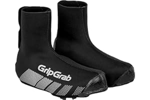 GripGrab Ride Winter Neoprene Windproof Road Mountain-Bike Cycling Overshoes Warm Rain Bicycle Shoe Covers, Copriscarpe da Ciclismo Unisex-Adulto