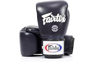 Fairtex Gants de boxe Muay-thaï BGV1 BR aérés. Couleur :Noir Bleu Rouge Blanc Taille :10 12 14 16 oz. Gants d'entraînement pour Kick-boxing MMA K1