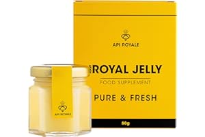 Api Royale Royal Jelly 50g – Premium Fresh Nutritional Supplements for Men and Women with Natural Non-Gluten Formula Compact Isothermal Box Dosing Spoon