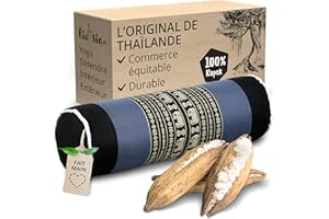 Livasia | Rouleau d'oreiller de Yoga | Rouleau de Relaxation | 58 cm x Ø 17 cm | Traversin pour Yoga et Pilates | Rôle de la Gymnastique