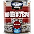 Johnstone's Paint for Bricks, Tiles and Doorsteps - Matt Red 750ml