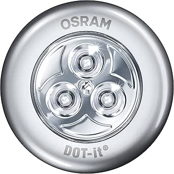 Osram LED Dot - it Batteriebetriebene Leuchte, f&uuml;r innenanwendungen, silber